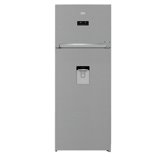 REFRIGERADOR BEKO RDNE455E30DZXBN INOX DISPENSER 406L TOTAL NOFROST