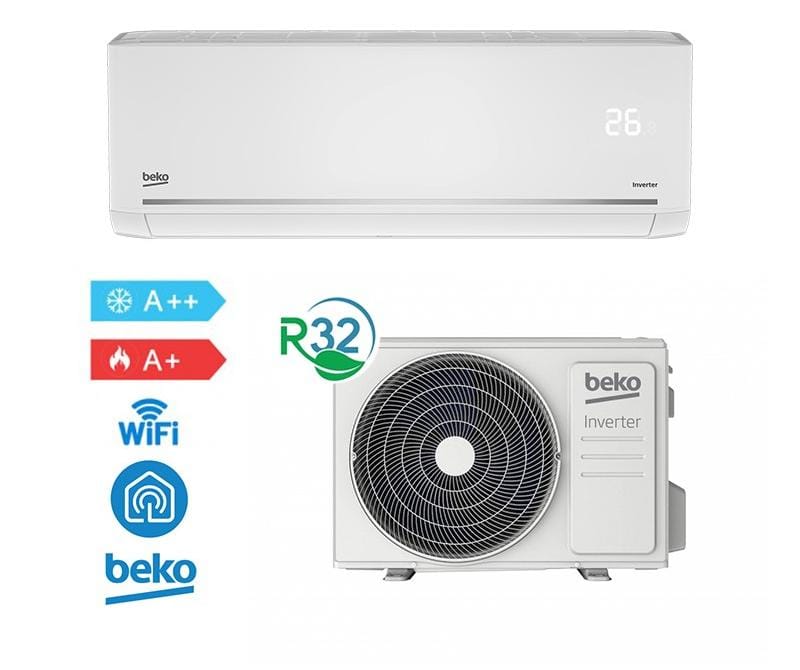AIRE ACONDICIONADO BEKO BEHPG180 / BEHPG181 18.000 BTU Inverter Blanco