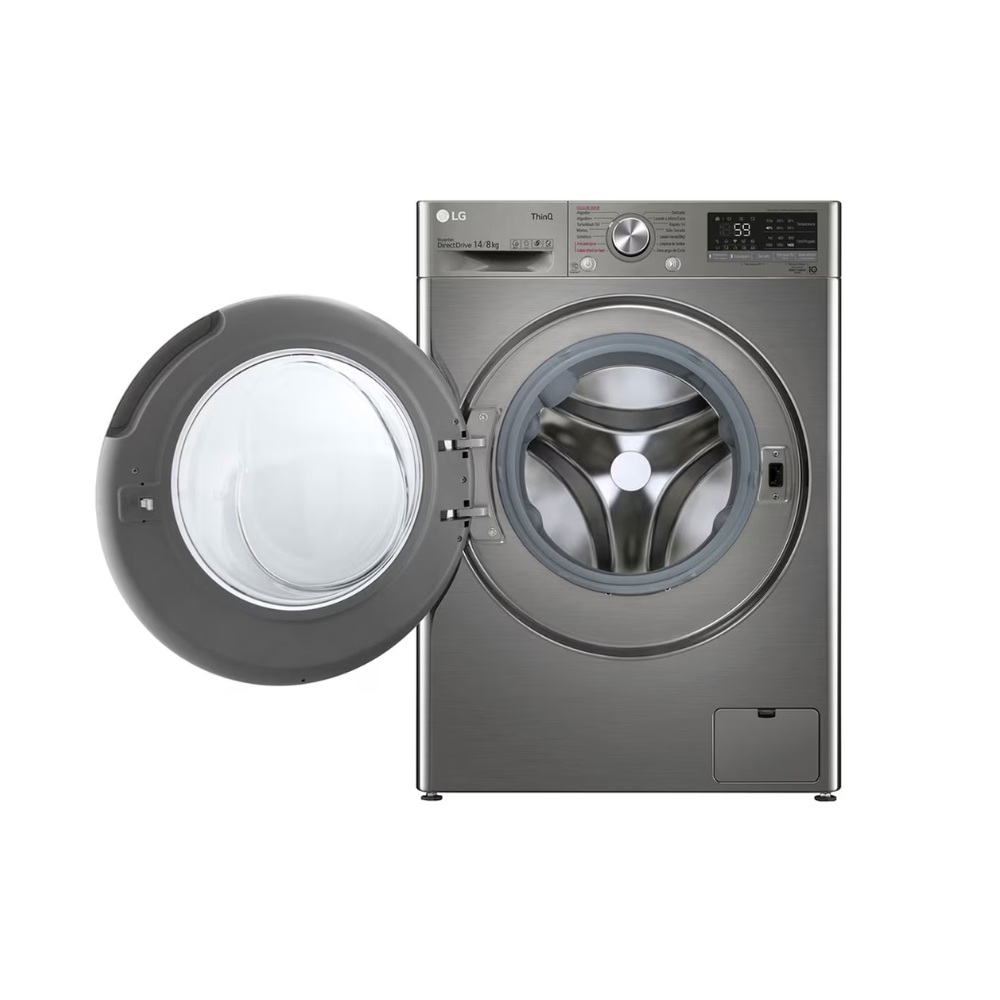 LAVADORA SECADORA LG WD14VVC4S6C GRIS 14KG