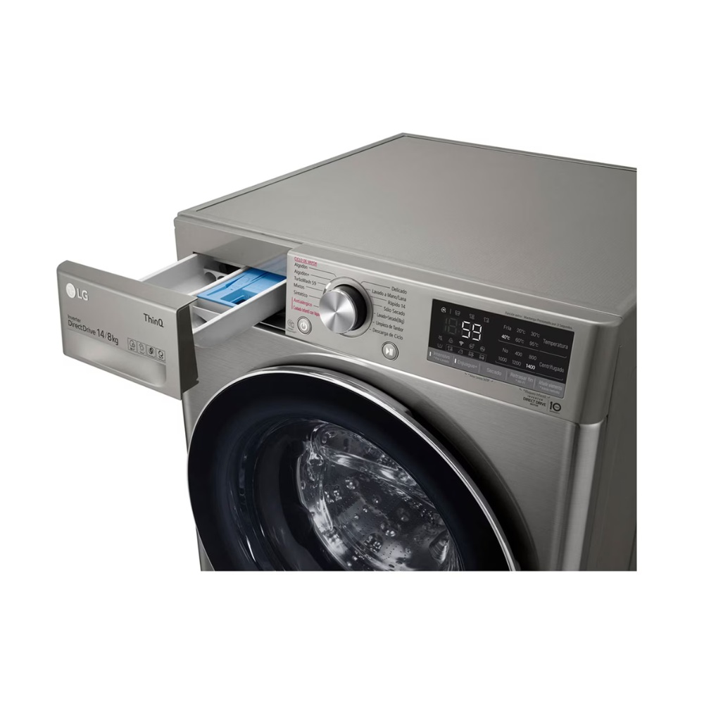 LAVADORA SECADORA LG WD14VVC4S6C GRIS 14KG