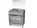 COCINA CAPELLA F2502 KGWH 5 HORNILLAS A GAS INOX 80 Cm