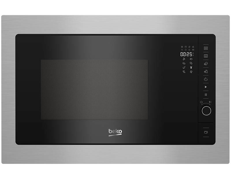 HORNO MICROONDAS BEKO EMPOTRABLE BMGB 25332 BG Negro 25L