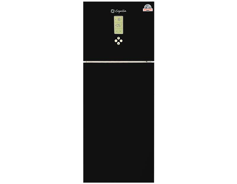 REFRIGERADOR CAPELLA  CP-543GB DOS PUERTAS FRÍO SECO VIDRIO NEGRO 524Lts
