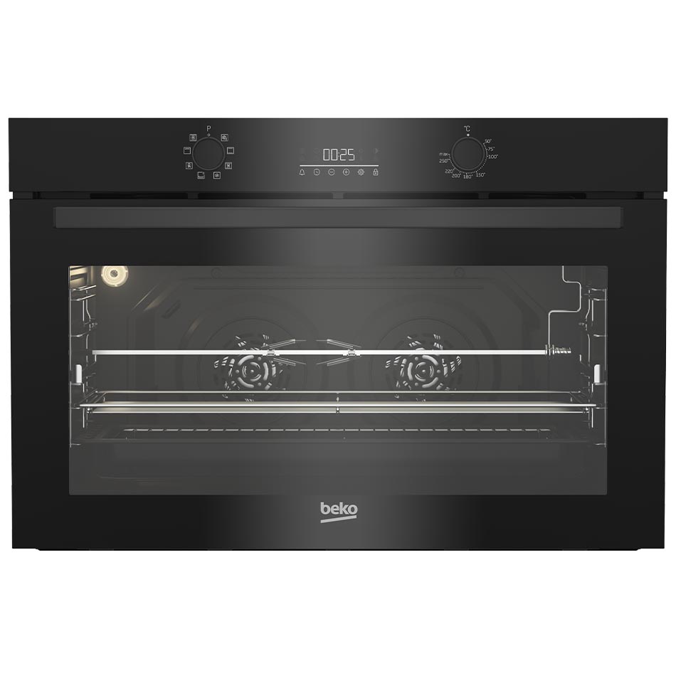 HORNO BEKO BBWMT12300BG ELÉCTRICO PARA EMPOTRAR MULTIFUNCIÓN NEGRO 108Lts