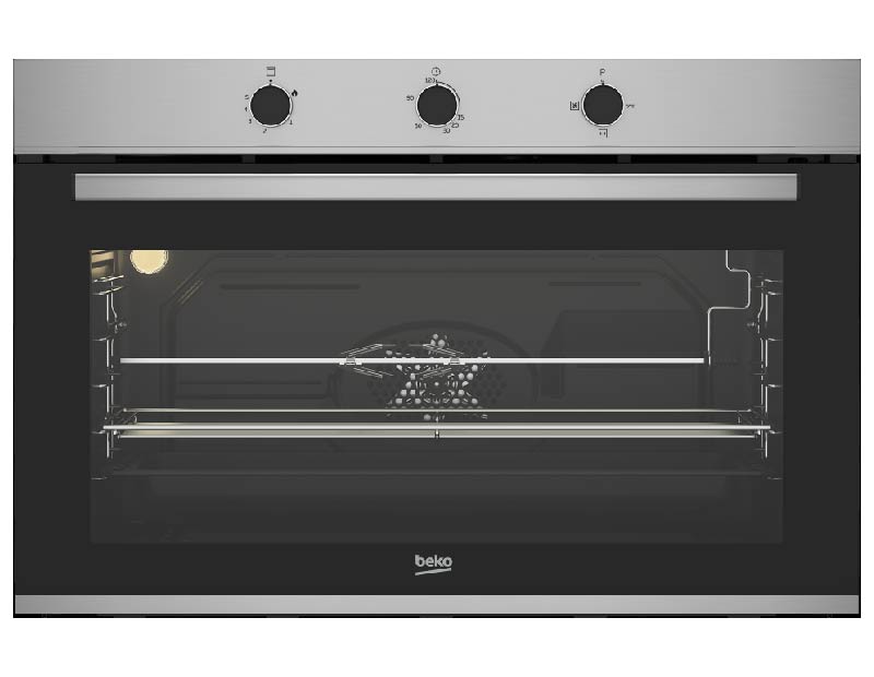 HORNO BEKO BBWHT12106XS A GAS PARA EMPOTRAR INOX 96Lts