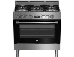 [BKCOBFC916GMX1] COCINA BEKO BFC916GMX1 5 HORNILLAS INOX A GAS SEMI PRO