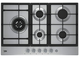 [BKENHIAL75235SX] ENCIMERA BEKO HIAL 75235 SX A GAS 5 HORNILLAS INOX 75CM