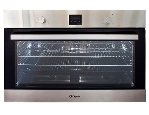 [CAHOB9102ZMRM] HORNO CAPELLA B9102 ZMRM A GAS PARA EMPOTRAR INOX 90CM