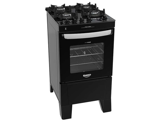[DKCO300001492] COCINA DAKO 300001492 SUPREME NEGRA TIMER CON GRILL 4H