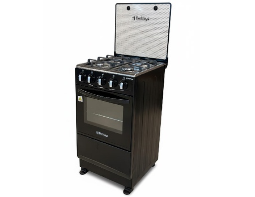 [AKCOBC554XSR] COCINA BERKLAYS BC554XSR 4 HORNILLAS A GAS NEGRO 50 Cm