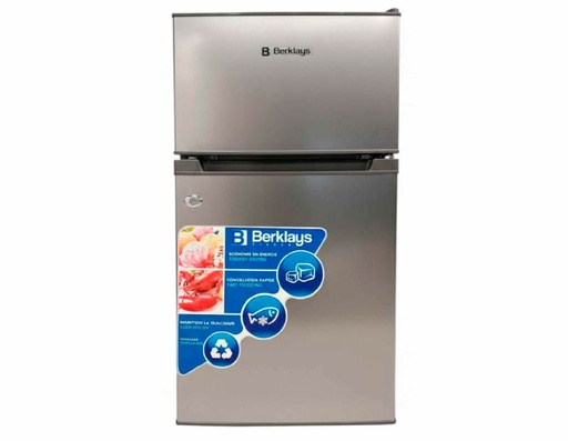 [AKREB2D85LX] FRIGOBAR BERKLAYS B2D85LX DOS PUERTAS INOX 88Lts