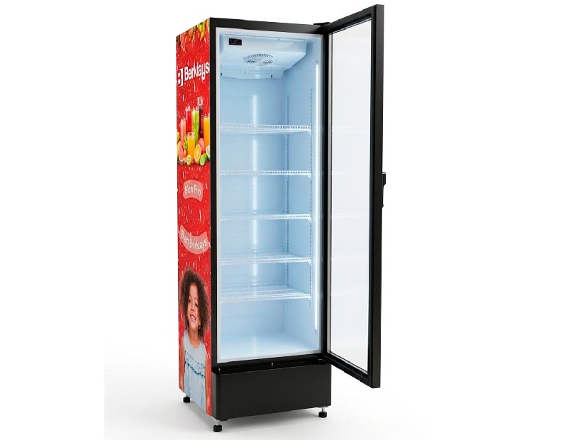 EXHIBIDOR BERKLAYS BNF356VITBK Negro 350L