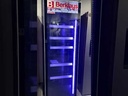 EXHIBIDOR BERKLAYS BNF406VITBK PUERTA ABATIBLE DE VIDRIO TEMPLADO NEGRO 390Lts