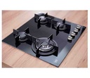 ENCIMERA BEKO HILW 64322 S A GAS 4 HORNILLAS NEGRO 60CM