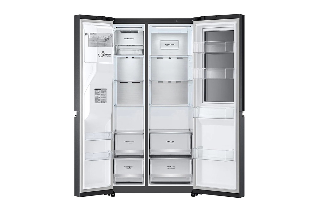 REFRIGERADOR LG SIDE BY SIDE, DOOR IN DOOR LS66SXTC Matte black