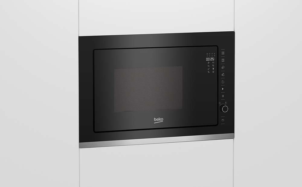 HORNO MICROONDAS BEKO EMPOTRABLE BMGB 25333 X Negro 25L