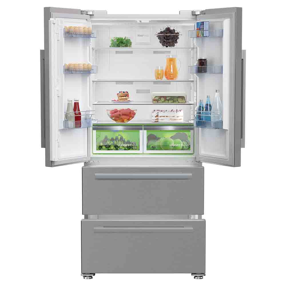 REFRIGERADOR BEKO GNE60531XN MULTIPUERTA INOX 605L HARVESTFRESH