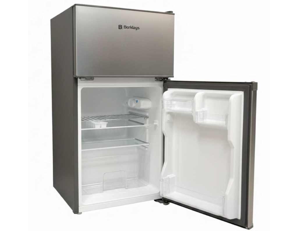 REFRIGERADOR BERKLAYS B2D85LX DOS PUERTAS INOX 88Lts