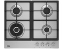 ENCIMERA BEKO HIAW 64225 SX 4 HORNILLAS A GAS PARA EMPOTRAR INOX 58Cm