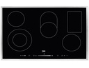 ENCIMERA BEKO HIC 85502 TX 5 HORNILLAS PARA EMPOTRAR ELÉCTRICA VITROCERÁMICA NEGRO 77,5Cm