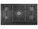 ENCIMERA BEKO HISW 95226 SEL 5 HORNILLAS A GAS PARA EMPOTRAR NEGRO VIDRIO TEMPLADO 89,5Cm