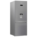 REFRIGERADOR BEKO RCNE560E40DZXBN DOS PUERTAS INVERTIDO FRÍO SECO WATERDispenser INOX 500 Lts