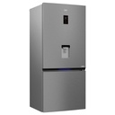 REFRIGERADOR BEKO RCNE720E30DXPN DOS PUERTAS INVERTIDO FRÍO SECO WATERDISPENSER HARVESTFresh™ INOX 611Lts