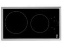 ENCIMERA BEKO ELÉCTRICA HDMC 32400 TX 2 HORNILLAS PARA EMPOTRAR VITROCERÁMICA NEGRO 29Cm