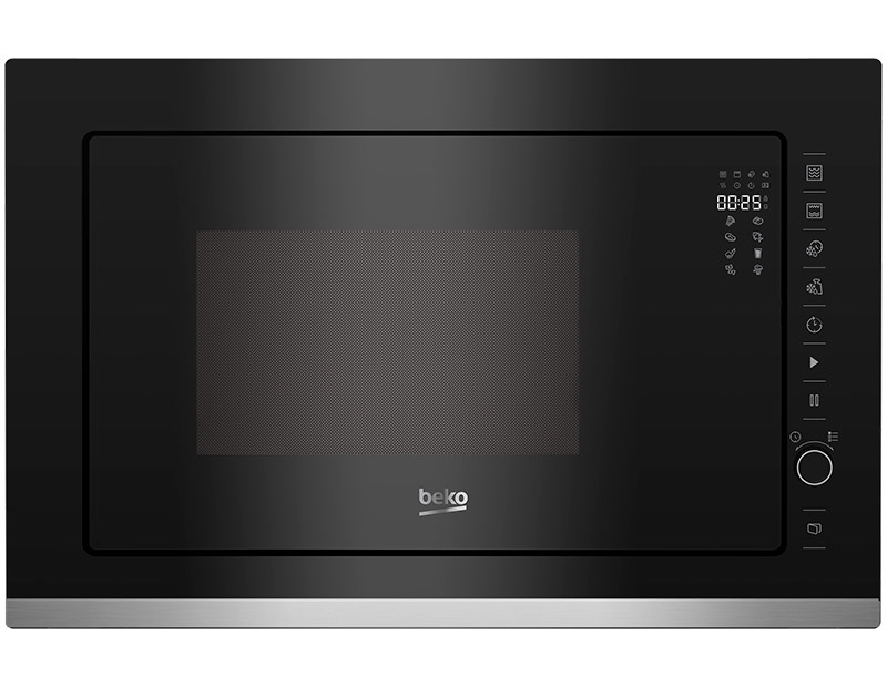 HORNO MICROONDAS BEKO EMPOTRABLE BMGB 25333 X Negro 25L