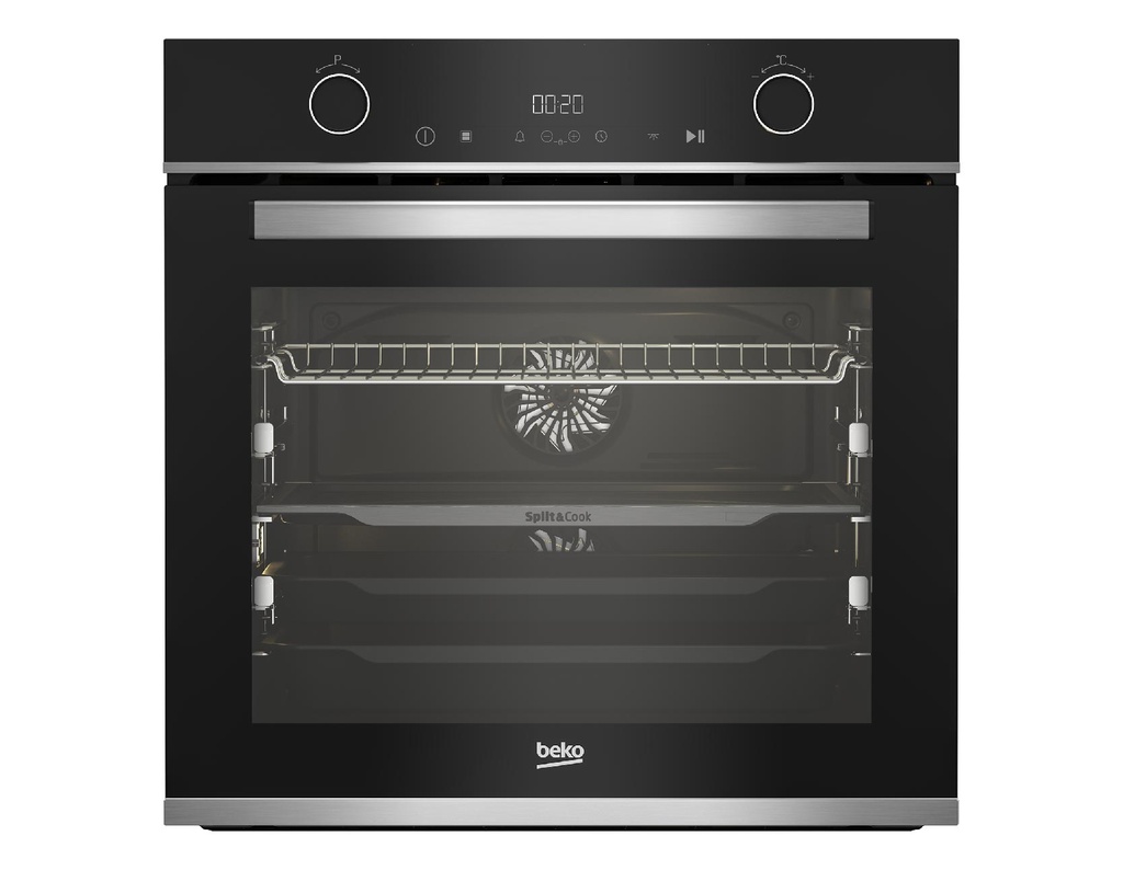 HORNO BEKO BBVM13400XDS ELÉCTRICO PARA EMPOTRAR NEGRO 72 Lts