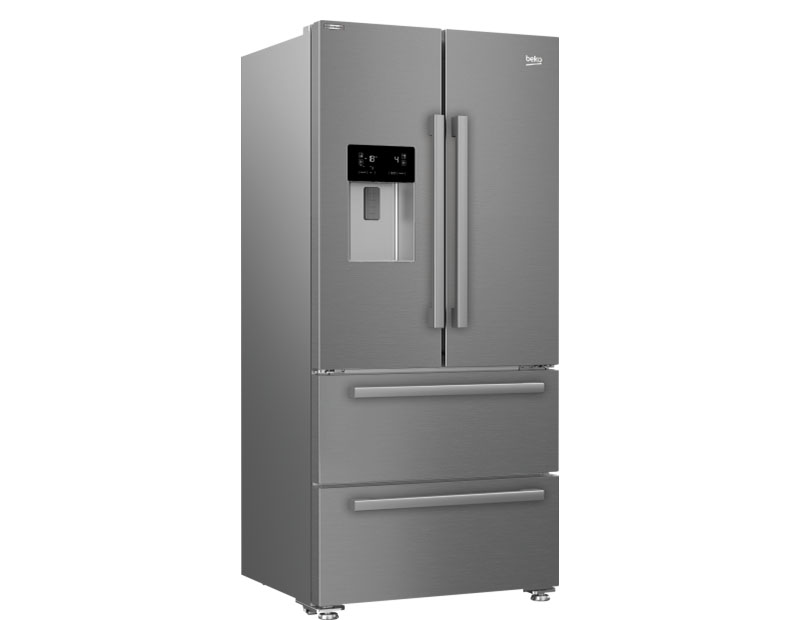 REFRIGERADOR BEKO GNE60542DXPN MULTIPUERTA FRÍO SECO HARVESTFresh™ C/fca HIELO INOX 605Lts