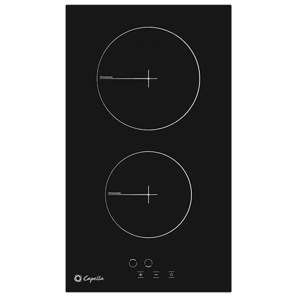 ENCIMERA CAPELLA BIH 30 VTC VIDRIO NEGRO 2H