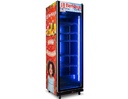 EXHIBIDOR BERKLAYS BNF406VITBK PUERTA ABATIBLE DE VIDRIO TEMPLADO NEGRO 390Lts
