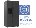 REFRIGERADOR BEKO GN162340XBRN SIDE by SIDE FRÍO SECO C/fca HIELO GRIS 571 Lts