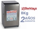LAVADORA BERKLAYS BTL086SR Plomo 8Kg