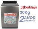 LAVADORA BERKLAYS BTL206BSR CARGA SUPERIOR GRIS OSCURO 20Kg