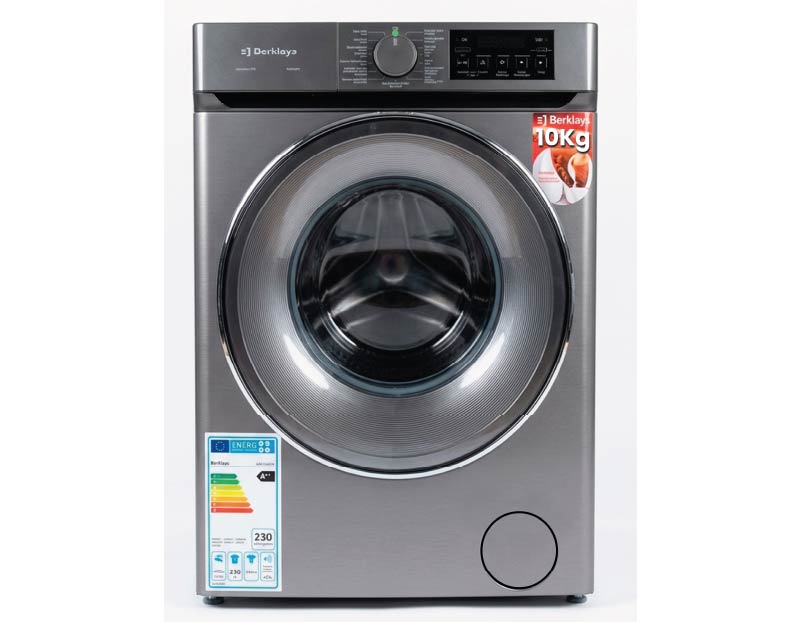 LAVADORA BERKLAYS BW10126SR CARGA FRONTAL MOTOR PROSmart INVERTER Gris 10 Kg