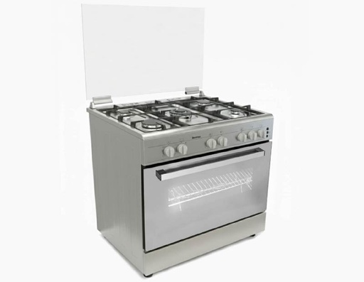 [BECO80DC] COCINA BENNO 80-DC 5 HORNILLAS A GAS 80CM