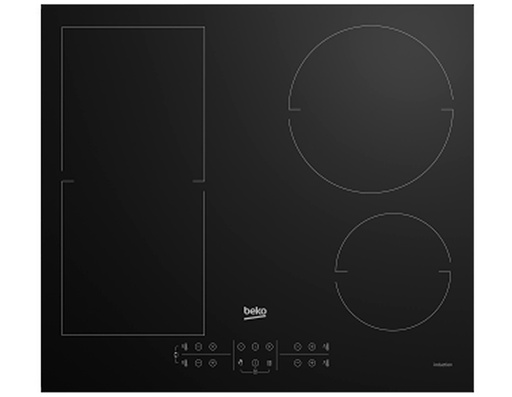 [BKENHII64200FMT] ENCIMERA BEKO HII 64200 FMT Eléctrica inducción 4 Hornillas para empotrar Negro