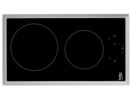 [BKENHDMC32400TX] ENCIMERA BEKO ELÉCTRICA HDMC 32400 TX 2 HORNILLAS PARA EMPOTRAR VITROCERÁMICA NEGRO 29Cm
