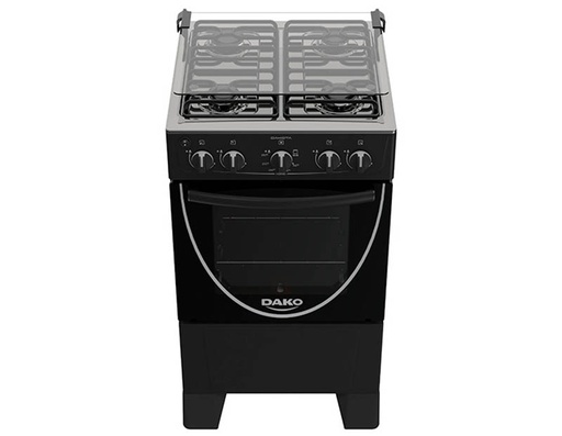 [DKCO300001324] COCINA DAKOTA 300001324 Negra con grill 4H