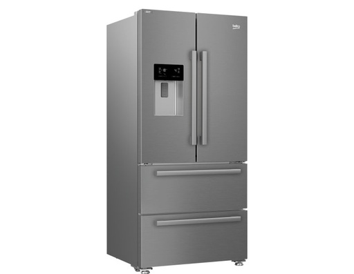 [BKREGNE60542DXPN] REFRIGERADOR BEKO GNE60542DXPN Inox Tecnología HarvestFresh™ c/fca hielo  605Lts