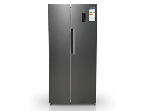 [AKREBSS453DI] REFRIGERADOR BERKLAYS BSS453DI SIDE BY SIDE FRÍO SECO CON AI NEGRO 444Lts